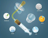 1pc Silicone Syringe Pacifier Feeder, Food Fruit Milk Juice Medicine Feeder