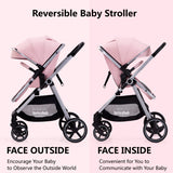 Luxury 2-in-1 Baby Stroller: Premium Comfort, Safe & Stylish