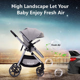 Luxury 2-in-1 Baby Stroller: Premium Comfort, Safe & Stylish