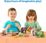 Skillmatics Grocery Play Set – 100+ Pieces of Realistic Pretend Play Food & Kids Kitchen Toys, Perfect Gift for Boys & Girls Ages 3-5+