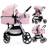 Luxury 2-in-1 Baby Stroller: Premium Comfort, Safe & Stylish