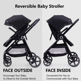 Luxury 2-in-1 Baby Stroller: Premium Comfort, Safe & Stylish