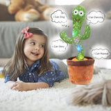 Ava's Toys Dancing Cactus Toy – Talking Cactus Toy for Boys and Girls – Singing Cactus Toy Repeat What You Say – Singing, Dancing, Voice Recording Plush Learning Toys