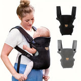 Ergonomic Baby Carrier Wrap – Adjustable X-Shape Shoulder Straps, Non-Slip Comfort, Anti-Pinch Thigh Design, Button Closure – Perfect for Travel & Daily Use