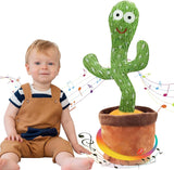 Ava's Toys Dancing Cactus Toy – Talking Cactus Toy for Boys and Girls – Singing Cactus Toy Repeat What You Say – Singing, Dancing, Voice Recording Plush Learning Toys