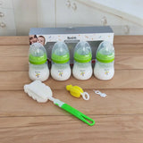 Stylish 7-Piece Bimirth Green Feeding Set – Wide-Mouth 180ml Bottles, Perfect Gift for Youngsters