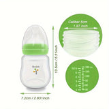 Stylish 7-Piece Bimirth Green Feeding Set – Wide-Mouth 180ml Bottles, Perfect Gift for Youngsters